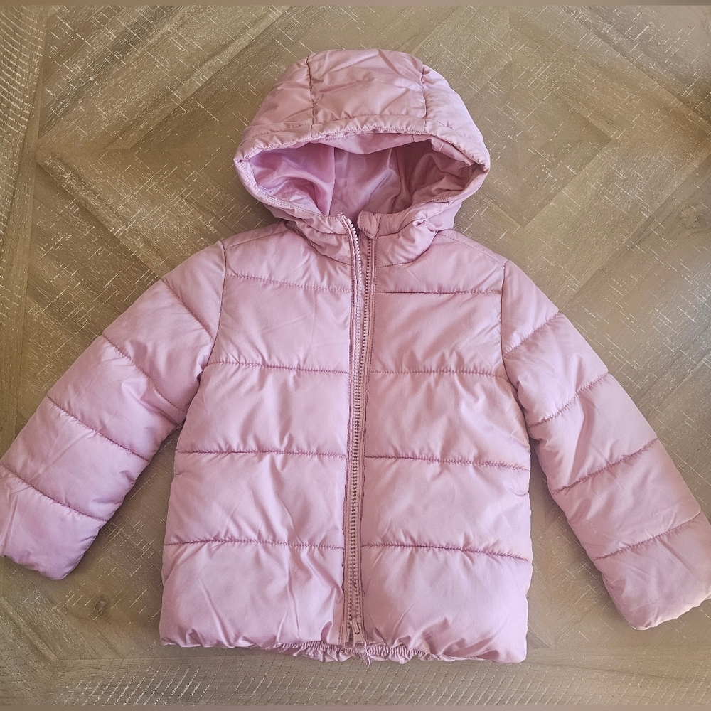 The Children’s PlaceToddler Girls Hooded Puffer Jacket - pink